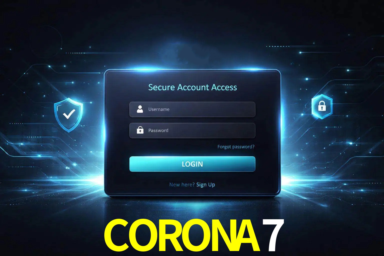 Pantalla de inicio de sesión de cuenta CORONA7 para usuarios en México